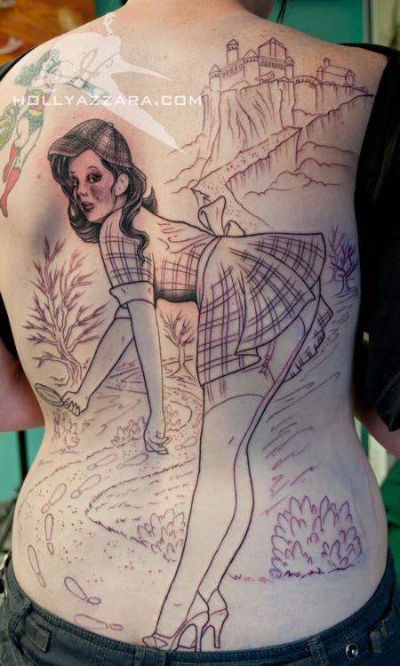 Holly Azzara - Sherlock Holmes Pin Up first session